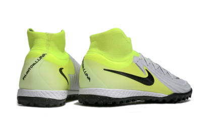 Nike Phantom Luna Elite NU TF Artificial Turf Soccer Shoes - Grey/Yellow/Black