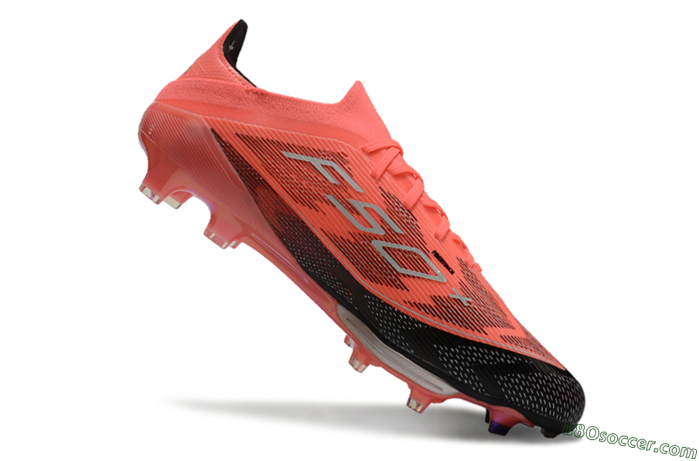 Adidas F50+ Lightstrike Pro FG Firm Ground Soccer Cleats - Red/Black 4