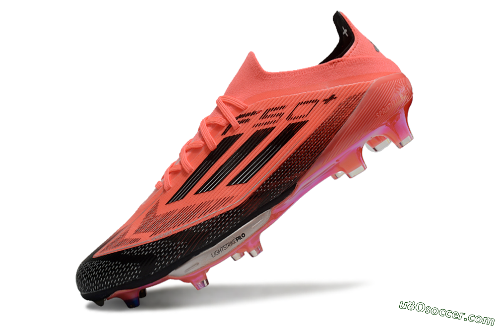 Adidas F50+ Lightstrike Pro FG Firm Ground Soccer Cleats - Red/Black 5
