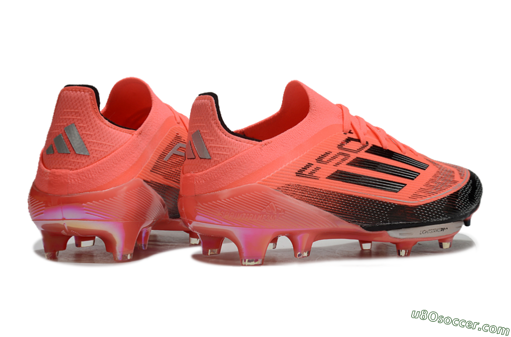 Adidas F50+ Lightstrike Pro FG Firm Ground Soccer Cleats - Red/Black 6