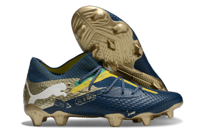 Puma x Neymar Future 7 Ultimate bna FG Firm Ground Soccer Cleats - Blue/Yellow/Green