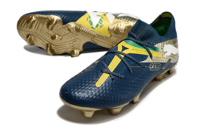 Puma x Neymar Future 7 Ultimate bna FG Firm Ground Soccer Cleats - Blue/Yellow/Green