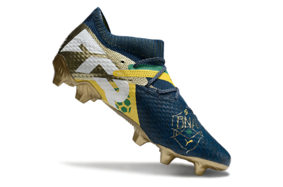 Puma x Neymar Future 7 Ultimate bna FG Firm Ground Soccer Cleats - Blue/Yellow/Green