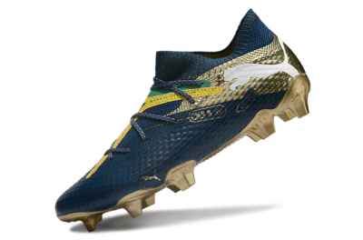 Puma x Neymar Future 7 Ultimate bna FG Firm Ground Soccer Cleats - Blue/Yellow/Green