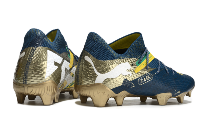 Puma x Neymar Future 7 Ultimate bna FG Firm Ground Soccer Cleats - Blue/Yellow/Green