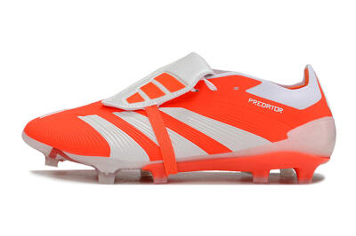 Adidas Predator Elite Foldover Tongue FG Firm Ground Soccer Cleats - Red/White