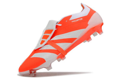 Adidas Predator Elite Foldover Tongue FG Firm Ground Soccer Cleats - Red/White