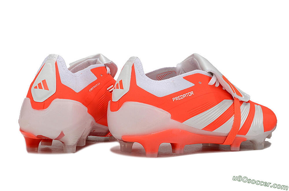 Adidas Predator Elite Foldover Tongue FG Firm Ground Soccer Cleats - Red/White 6