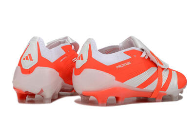 Adidas Predator Elite Foldover Tongue FG Firm Ground Soccer Cleats - Red/White