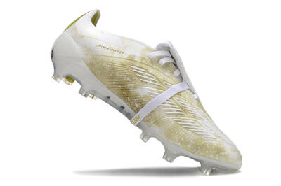 Adidas Predator Elite Foldover Tongue FG Firm Ground Soccer Cleats - White/Yellow/Green