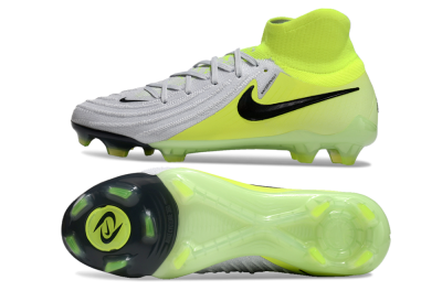 Nike Phantom Luna Elite FG Firm Ground Soccer Cleats - Grey/Yellow/Black
