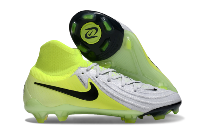 Nike Phantom Luna Elite FG Firm Ground Soccer Cleats - Grey/Yellow/Black