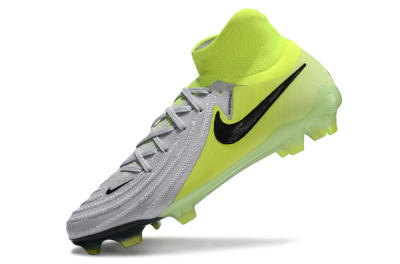Nike Phantom Luna Elite FG Firm Ground Soccer Cleats - Grey/Yellow/Black