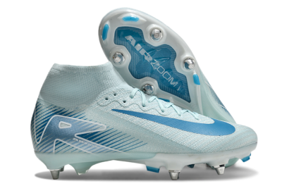 Nike Air Zoom Mercurial Superfly 10 Elite SG Soft Ground Soccer Cleats - Jade/Blue/White