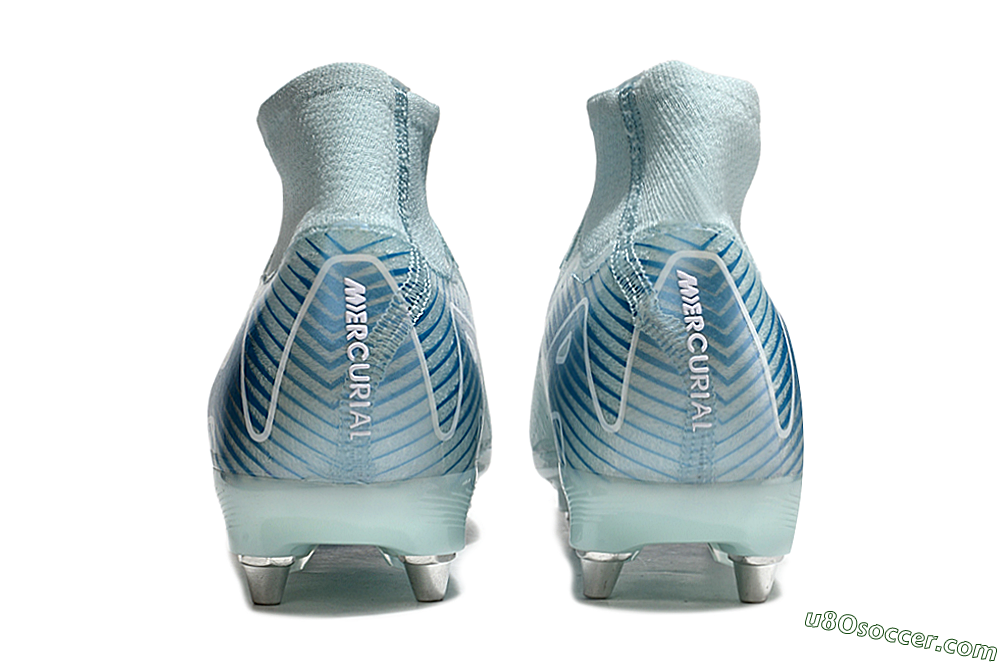 Nike Air Zoom Mercurial Superfly 10 Elite SG Soft Ground Soccer Cleats - Jade/Blue/White 4