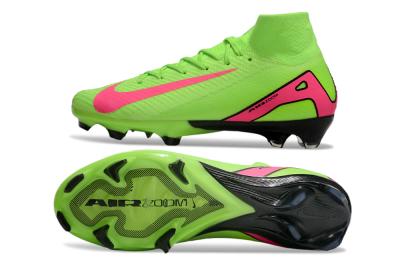 Nike Air Zoom Mercurial Superfly 10 Elite FG Firm Ground Soccer Cleats - Yellow/Pink/Black