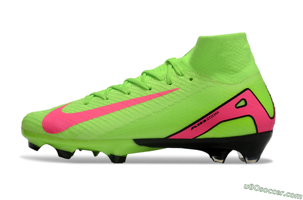 Nike Air Zoom Mercurial Superfly 10 Elite FG Firm Ground Soccer Cleats - Yellow/Pink/Black 2