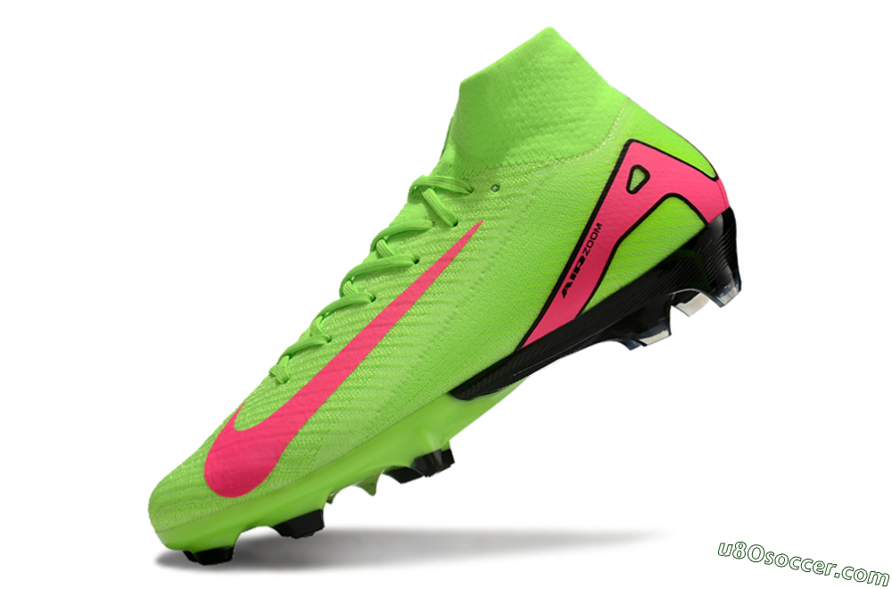 Nike Air Zoom Mercurial Superfly 10 Elite FG Firm Ground Soccer Cleats - Yellow/Pink/Black 5