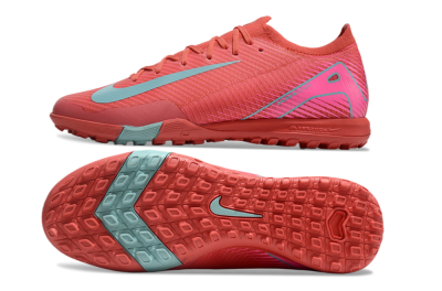 Nike Air Zoom Mercurial Vapor 16 Elite TF Artificial Turf Soccer Shoes - Red/Jade/White