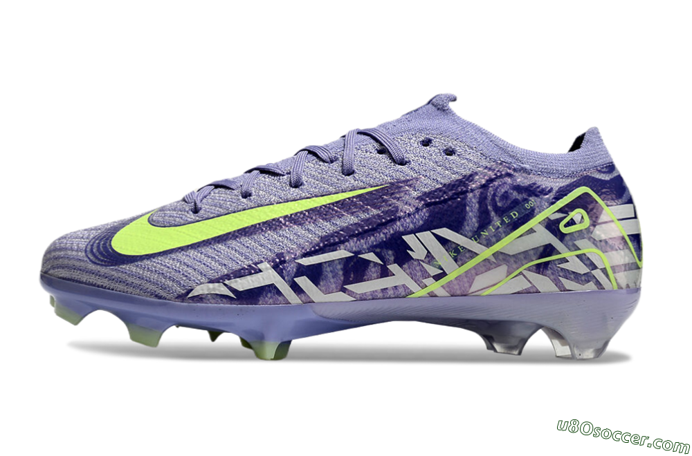 Nike Air Zoom Mercurial Vapor 16 Elite FG Firm Ground Soccer Cleats - Purple/Yellow/White 1