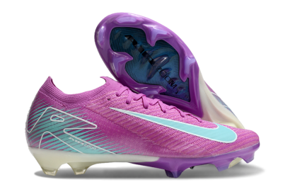 Nike Air Zoom Mercurial Vapor 16 Elite FG Firm Ground Soccer Cleats - Purple/Mint