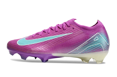 Nike Air Zoom Mercurial Vapor 16 Elite FG Firm Ground Soccer Cleats - Purple/Mint
