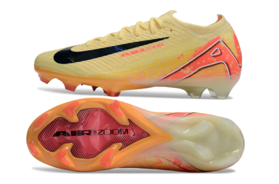 Nike Air Zoom Mercurial Vapor 16 Elite FG Firm Ground Soccer Cleats - Yellow/Black/Pink