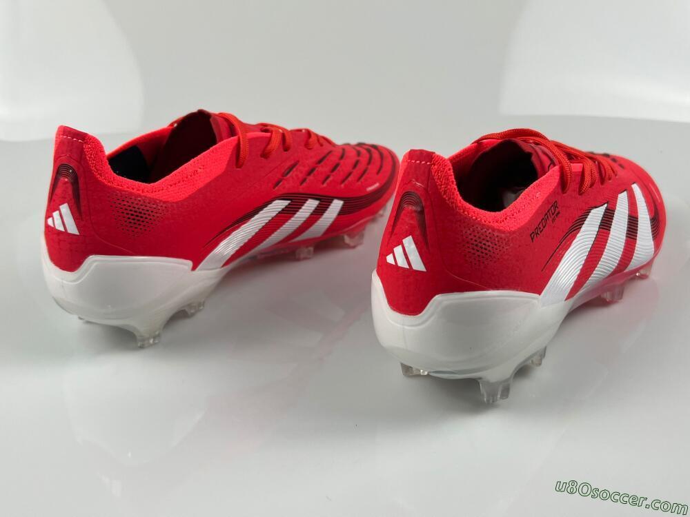 Adidas Predator Elite 2025 Pure Victory FG Firm Ground Soccer Cleats - Lucid Red/White/Black
