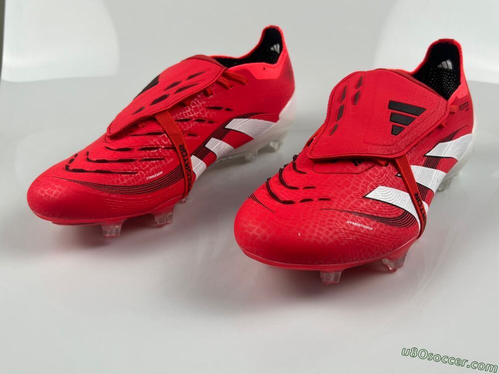 Adidas Predator Elite Foldover Tongue 2025 Pure Victory FG Firm Ground Soccer Cleats - Lucid Red/White/Black