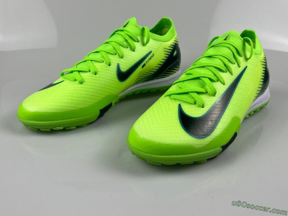 Nike Air Zoom Mercurial Vapor 16 Elite TF Artificial Turf Soccer Shoes - Green/Black/Blue