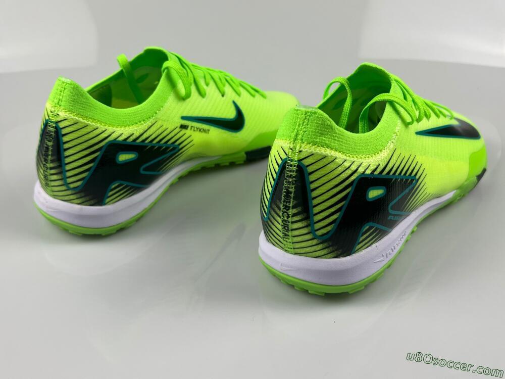 Nike Air Zoom Mercurial Vapor 16 Elite TF Artificial Turf Soccer Shoes - Green/Black/Blue