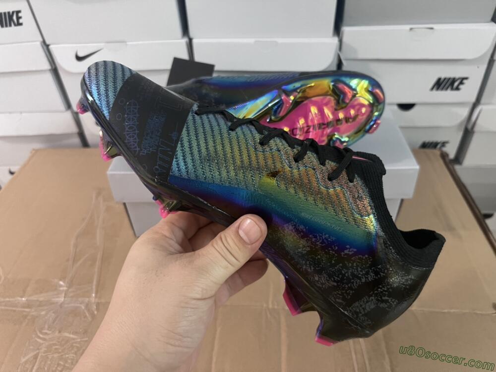 Nike Air Zoom Mercurial Vapor 15 Elite FG Firm Ground Soccer Cleats - Blue/Black/Gold