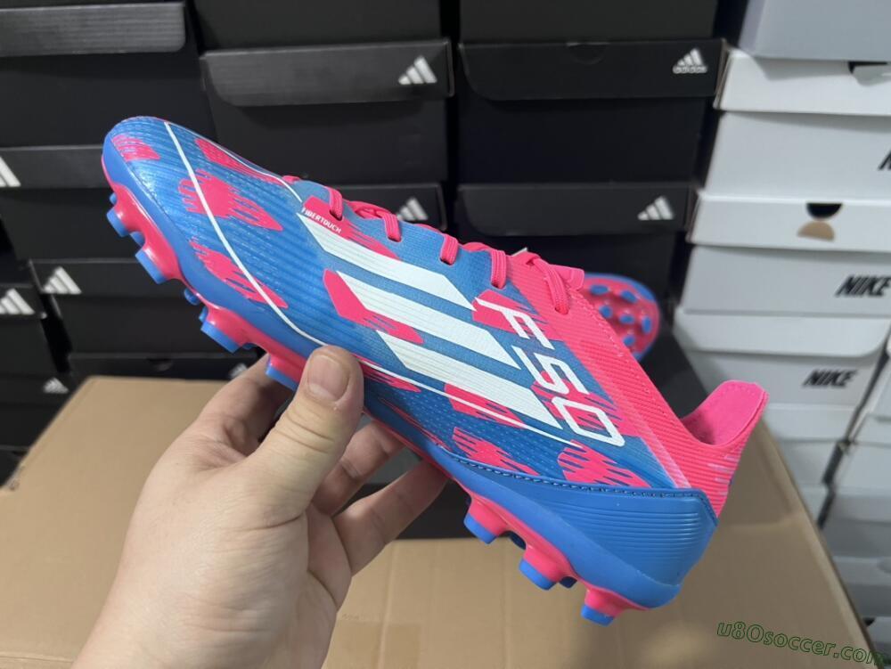 Adidas F50 Elite MG Multi Ground Soccer Cleats - Blue/White/Red