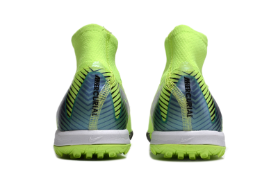 Nike Air Zoom Mercurial Superfly 10 Elite TF Artificial Turf Soccer Shoes - Yellow/Black/Blue