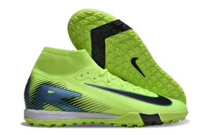 Nike Air Zoom Mercurial Superfly 10 Elite TF Artificial Turf Soccer Shoes - Yellow/Black/Blue