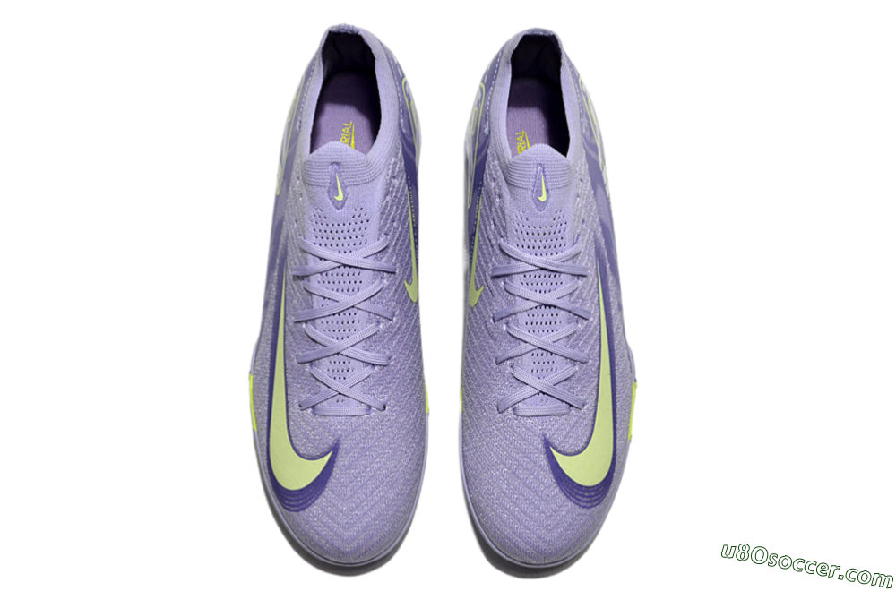 Nike Air Zoom Mercurial Vapor 16 Elite TF Artificial Turf Soccer Shoes - Purple/Yellow/White 4