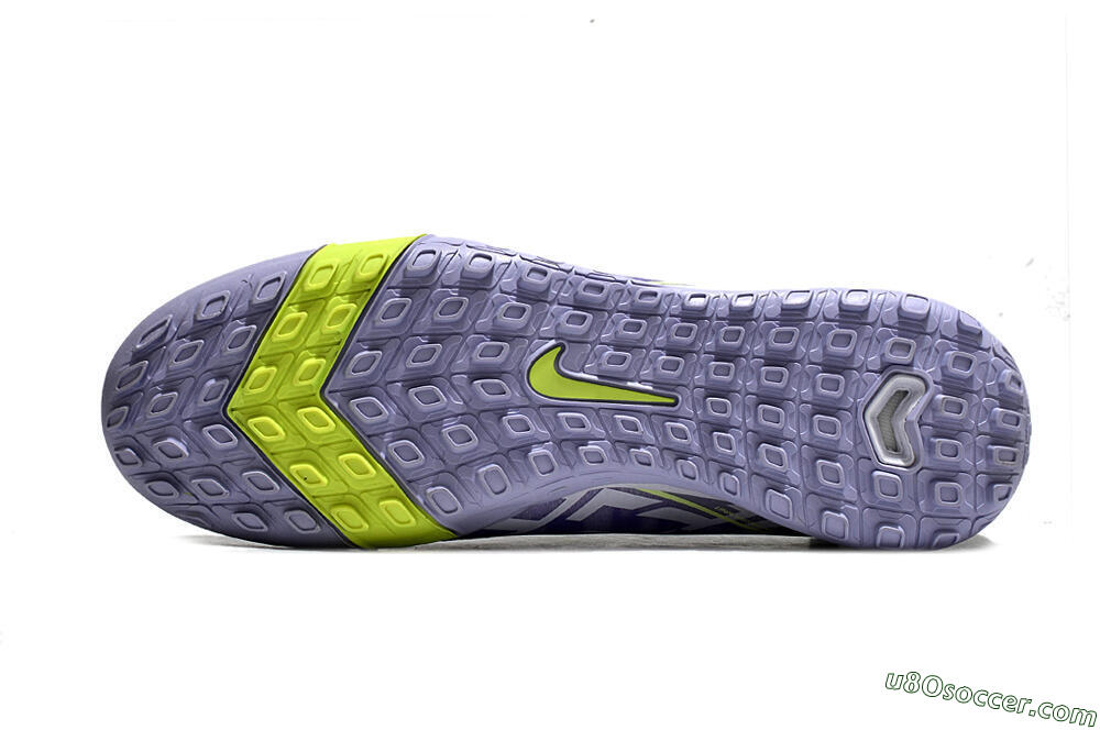 Nike Air Zoom Mercurial Vapor 16 Elite TF Artificial Turf Soccer Shoes - Purple/Yellow/White 6