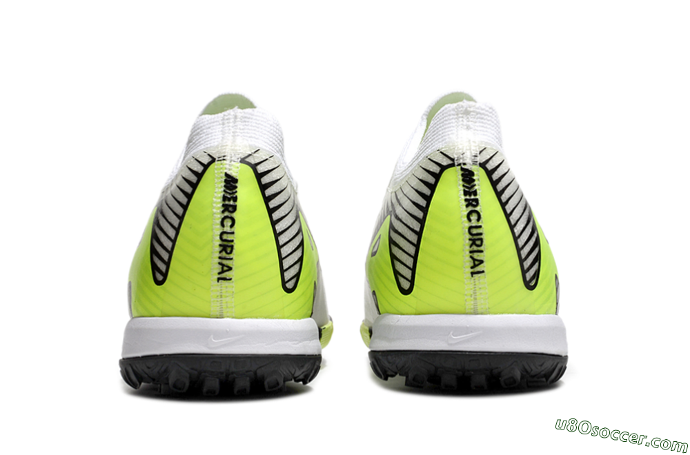 Nike Air Zoom Mercurial Vapor 16 Elite TF Artificial Turf Soccer Shoes - White/Black/Yellow 5