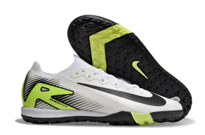 Nike Air Zoom Mercurial Vapor 16 Elite TF Artificial Turf Soccer Shoes - White/Black/Yellow