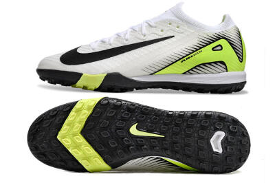 Nike Air Zoom Mercurial Vapor 16 Elite TF Artificial Turf Soccer Shoes - White/Black/Yellow