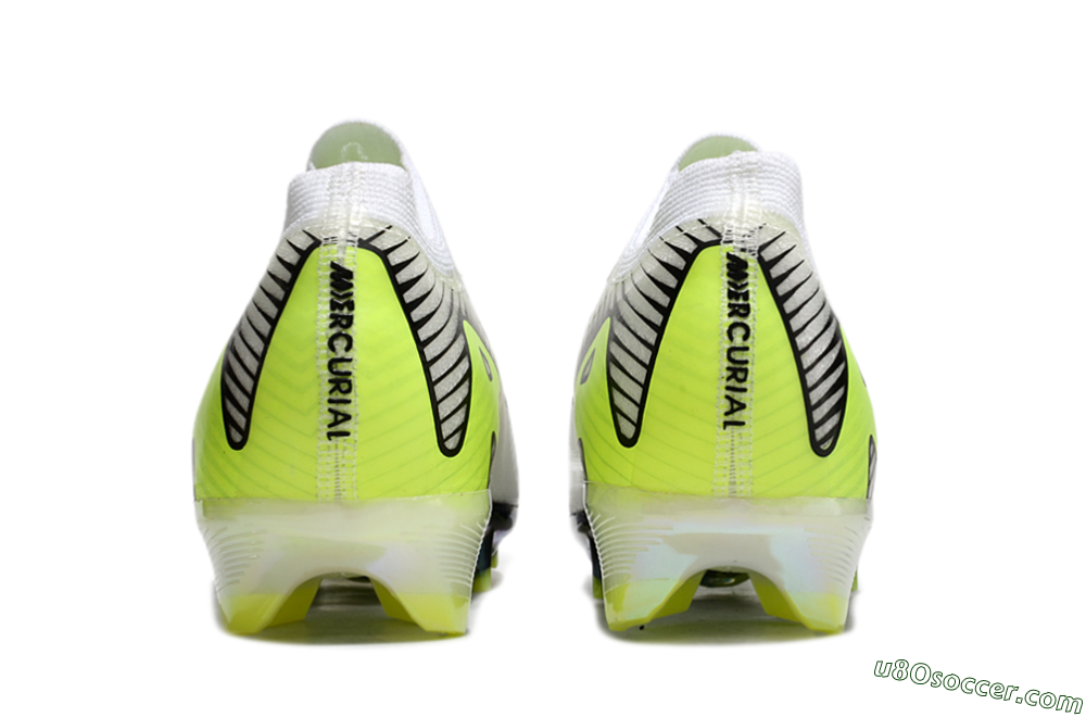 Nike Air Zoom Mercurial Vapor 16 Elite FG Firm Ground Soccer Cleats - White/Black/Yellow 5