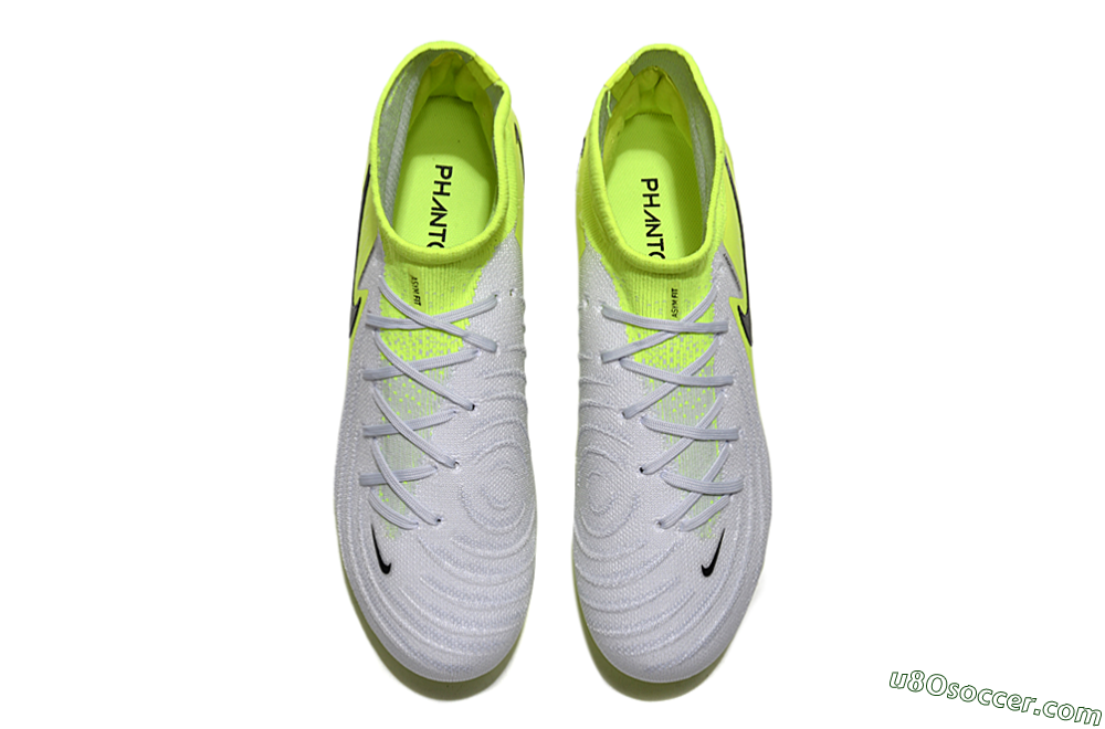 Nike Phantom Luna Elite AG Artificial Grass Soccer Cleats - Grey/Yellow/Black 4