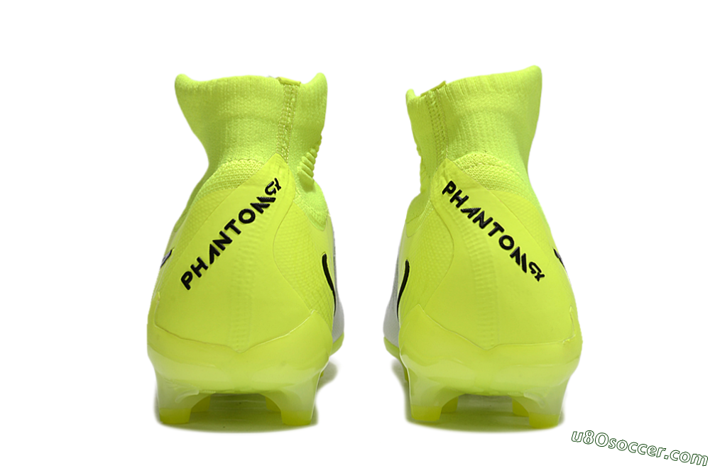 Nike Phantom Luna Elite AG Artificial Grass Soccer Cleats - Grey/Yellow/Black 5