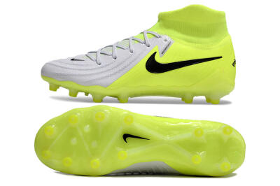 Nike Phantom Luna Elite AG Artificial Grass Soccer Cleats - Grey/Yellow/Black