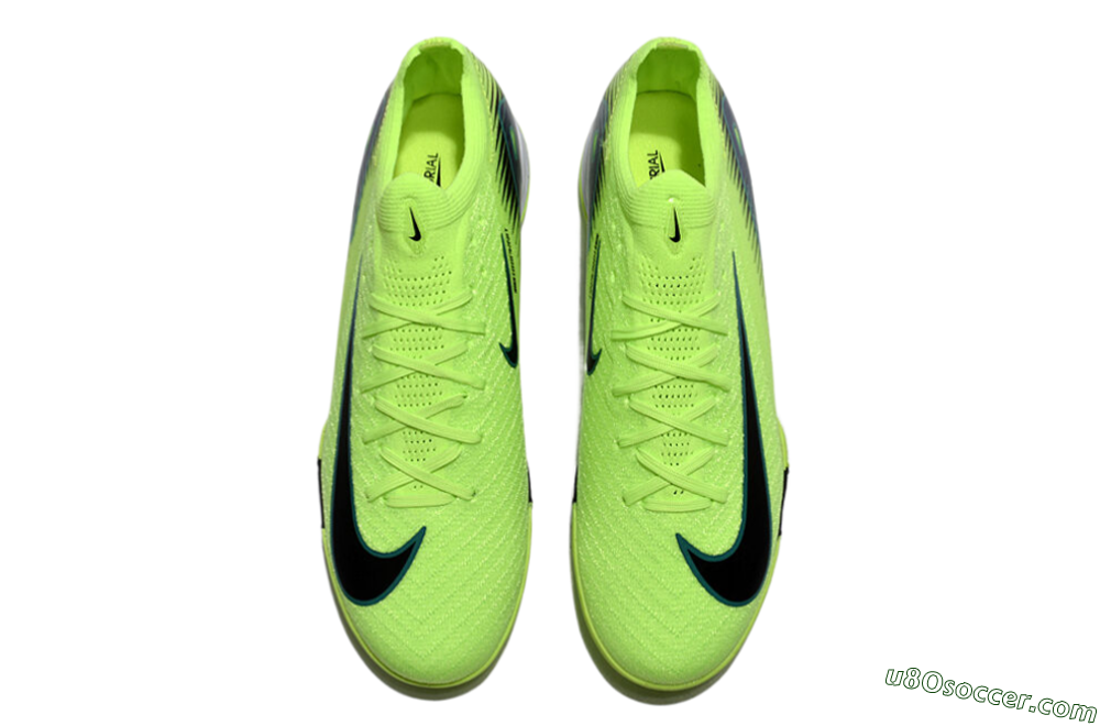 Nike Air Zoom Mercurial Vapor 16 Elite TF Artificial Turf Soccer Shoes - Yellow/Black/Blue 4