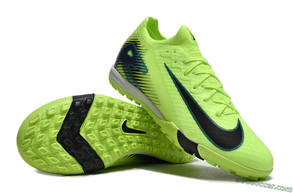 Nike Air Zoom Mercurial Vapor 16 Elite TF Artificial Turf Soccer Shoes - Yellow/Black/Blue 3