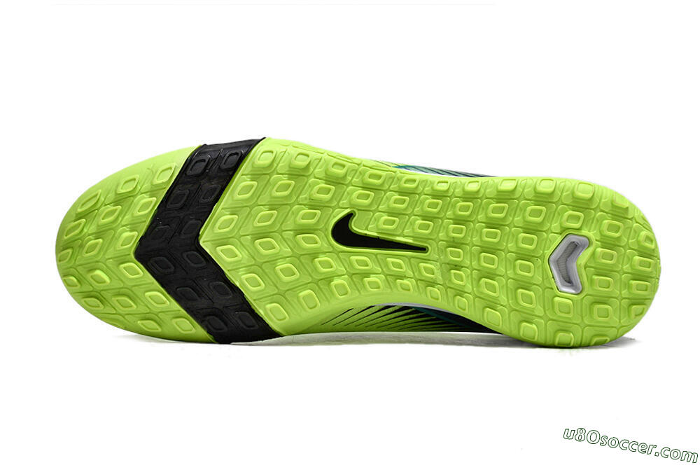 Nike Air Zoom Mercurial Vapor 16 Elite TF Artificial Turf Soccer Shoes - Yellow/Black/Blue 6
