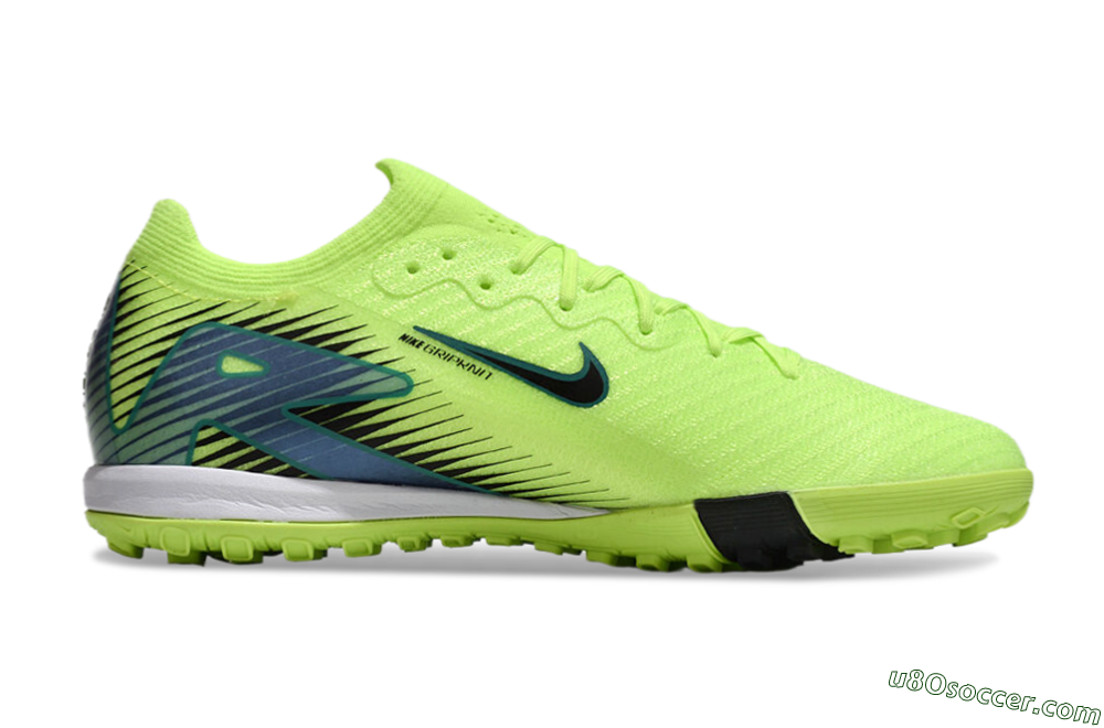 Nike Air Zoom Mercurial Vapor 16 Elite TF Artificial Turf Soccer Shoes - Yellow/Black/Blue 7