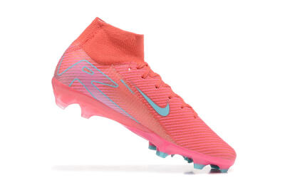 Nike Air Zoom Mercurial Superfly 10 Elite FG Firm Ground Soccer Cleats - Red/Jade/Blue