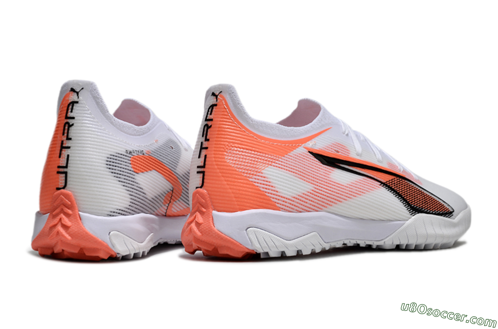 Puma Ultra Ultimate TF Artificial Turf Soccer Shoes - White/Red/Black 6